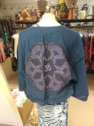 Women's Om Mandala Kimono - HalfMoonMusic