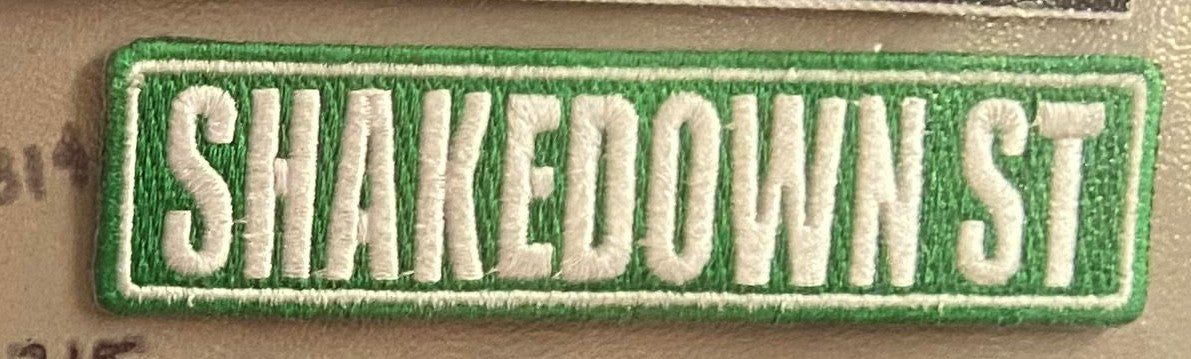 Shakedown Street Sign Patch - HalfMoonMusic