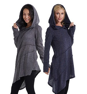 Acrylic Tunic With Hood - HalfMoonMusic