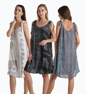 Deity Rayon Dress - HalfMoonMusic