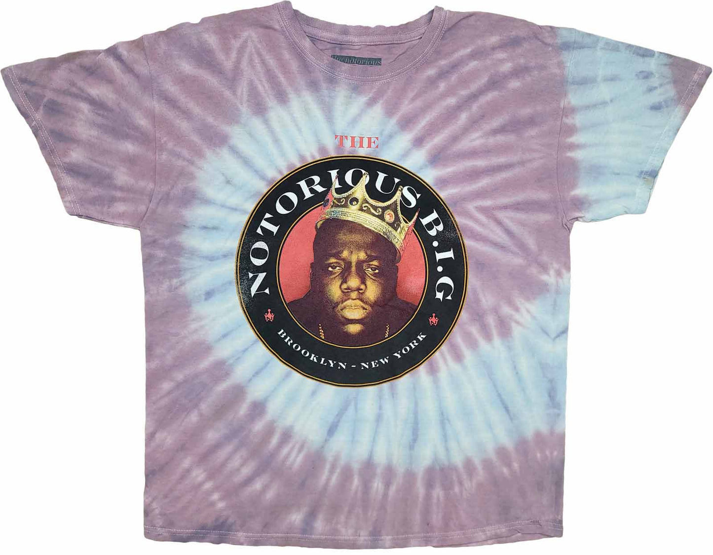 Men's Notorious B.I.G. Tie-Dye T-Shirt - HalfMoonMusic