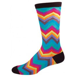 Santa Cruz Chevron Mens Sock - HalfMoonMusic