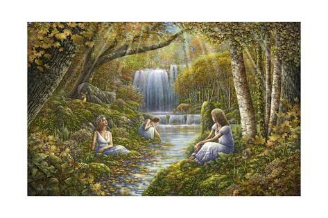 Michael Fishel autumn redezvous Poster - HalfMoonMusic