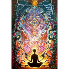Mike DuBois Meditation Art Tapestry - HalfMoonMusic