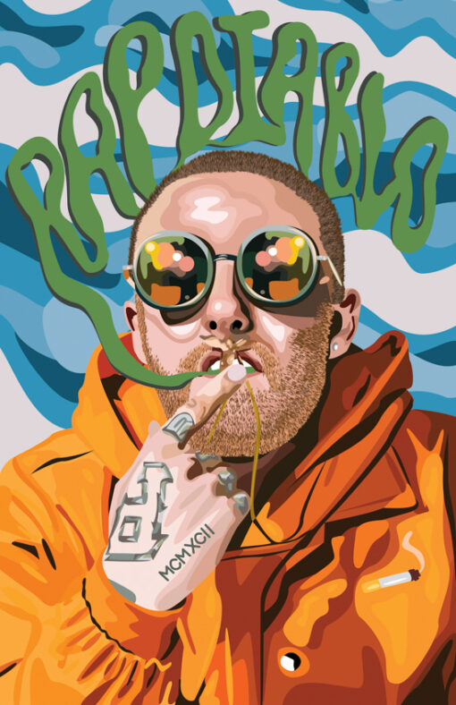 11x17 Mac Miller Rap Diablo Countertop Poster - HalfMoonMusic