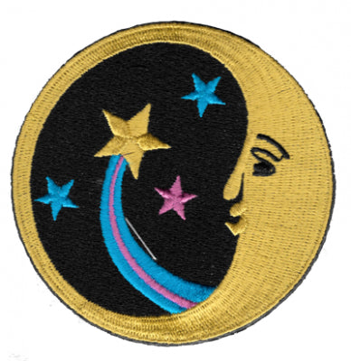 Shooting Star Moon Patch - HalfMoonMusic