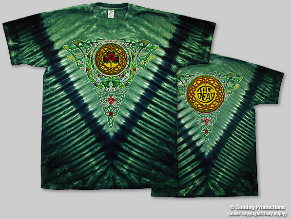 Grateful Dead Celtic Knot Tie-Dye T-Shirt - HalfMoonMusic