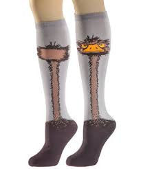 Women's Ostrich Socks - HalfMoonMusic