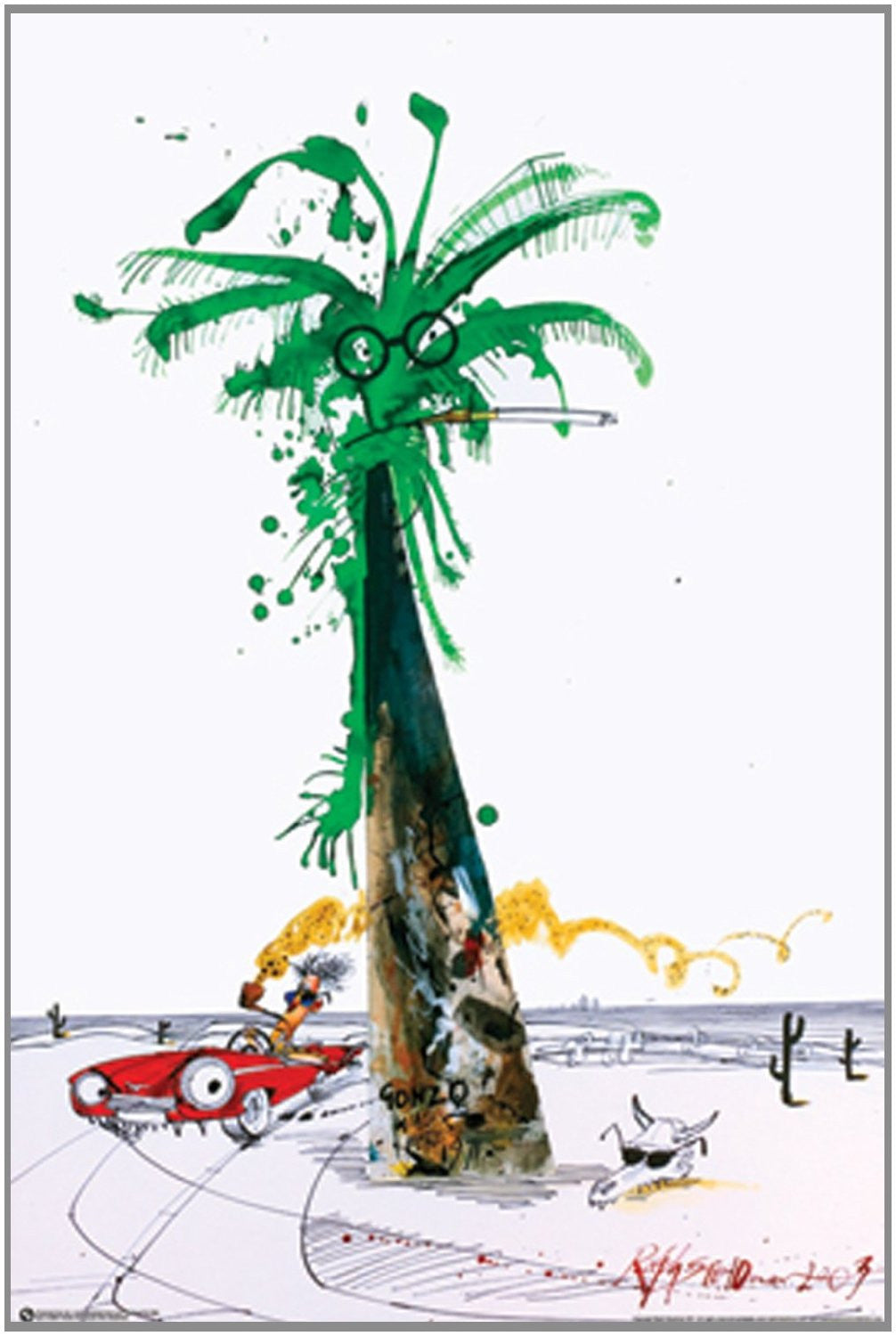 Palm: Steadman Poster - HalfMoonMusic