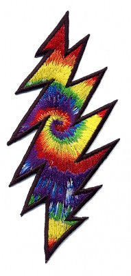 Small Rainbow Bolt Patch - HalfMoonMusic