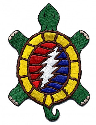 Grateful Dead Bolt Shell Turtle Patch - HalfMoonMusic