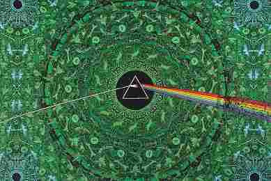 Pink Floyd Green Tapestry - HalfMoonMusic