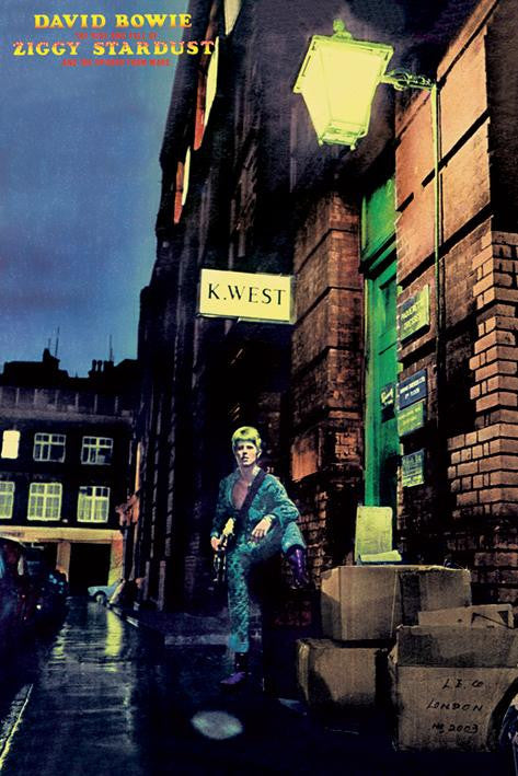 David Bowie: Ziggy Stardust Poster | HalfMoonMusic