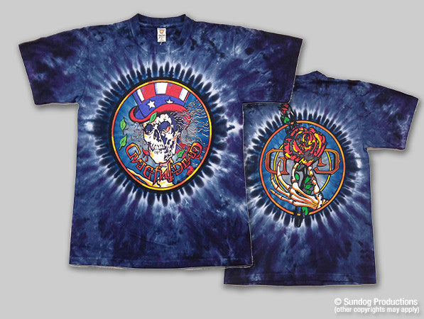 Grateful Dead Psycle Sam Tie-Dye T-Shirt - HalfMoonMusic