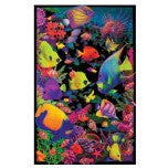 Living Reef Blacklight Poster - HalfMoonMusic