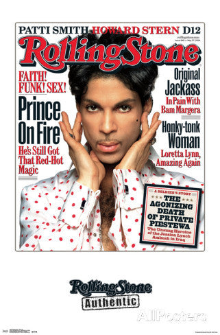 Rolling Stone Prince 04 Poster - HalfMoonMusic