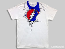 Mens Grateful Dead Unleash White SYF Shirt - HalfMoonMusic
