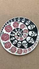 Spiral Skull And Roses Hat Pin - HalfMoonMusic