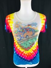 Womens GD Summer Tour Bus Tie Dye T-shirt - HalfMoonMusic