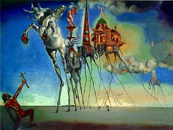 Dali "Temptation of St.Anthony" Poster - HalfMoonMusic
