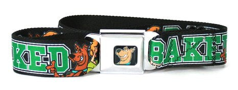 Scooby Doo Baked Seatbelt Buckle Belt - HalfMoonMusic