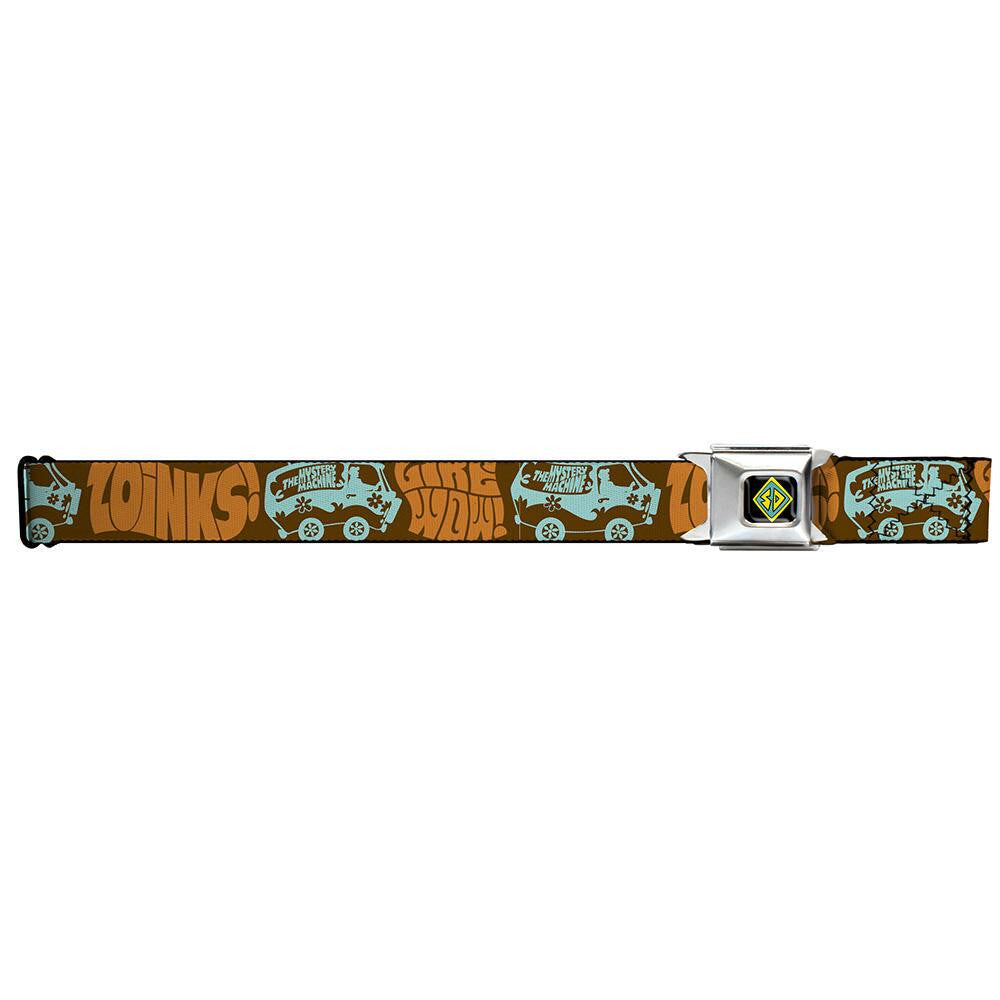Scooby Doo Mystery Machine Seatbelt Buckle Belt - HalfMoonMusic
