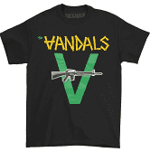 Mens Vandals Original Logo T-Shirt - HalfMoonMusic