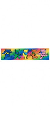 Grateful Dead Tie-Dye Bear Line Sticker - HalfMoonMusic