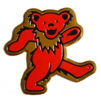 Grateful Dead Bear Metal Sticker - HalfMoonMusic
