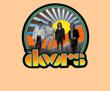 Doors Waiting For The Sun Sticker - HalfMoonMusic