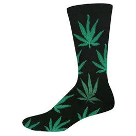 Mens Magic Leaf Socks - HalfMoonMusic