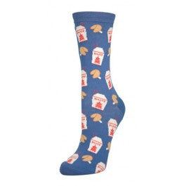 Chinese Take Out Womens Socks - HalfMoonMusic