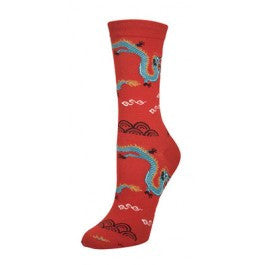 Chinese Dragon Womens Socks - HalfMoonMusic