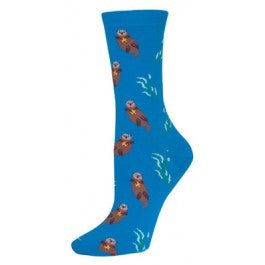 Sea Otters Womens Socks - HalfMoonMusic