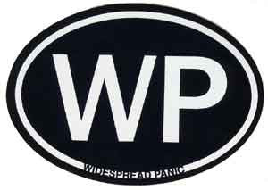 Widespread Panic WP Sticker - HalfMoonMusic