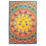 Multicolored Sun Tapestry - HalfMoonMusic
