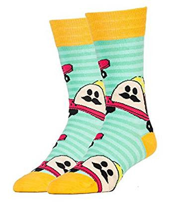 Women's Taco Dude Socks - HalfMoonMusic