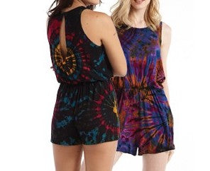 Women's Spandex Rayon Shortie Romper - HalfMoonMusic