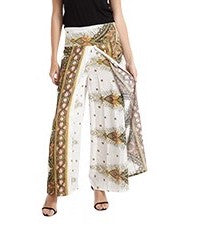 Women's Rayon Plumage Open Gypsy Pants - HalfMoonMusic