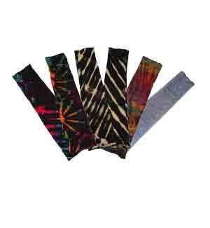 Spandex Tie Dye Arm Warmers - HalfMoonMusic