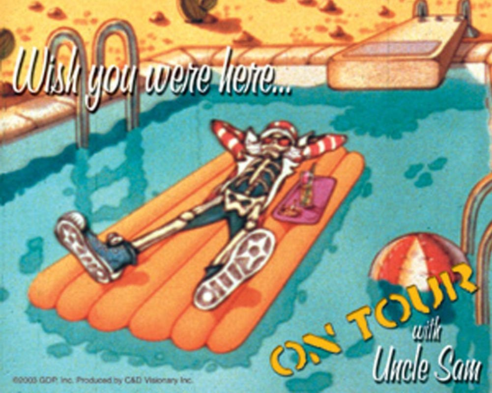 Uncle Sam Pool Sticker - HalfMoonMusic