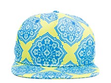 Breeze Blue Green Snapback Hat - HalfMoonMusic