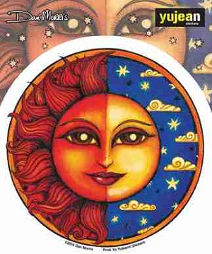 Dan Morris Celestial Twilight Sticker - HalfMoonMusic