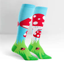 Women's Toadstool Socks - HalfMoonMusic