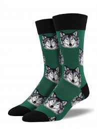 Wolf Men's Socks - HalfMoonMusic
