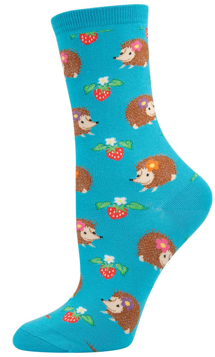 Womens Hedgehog Socks - HalfMoonMusic