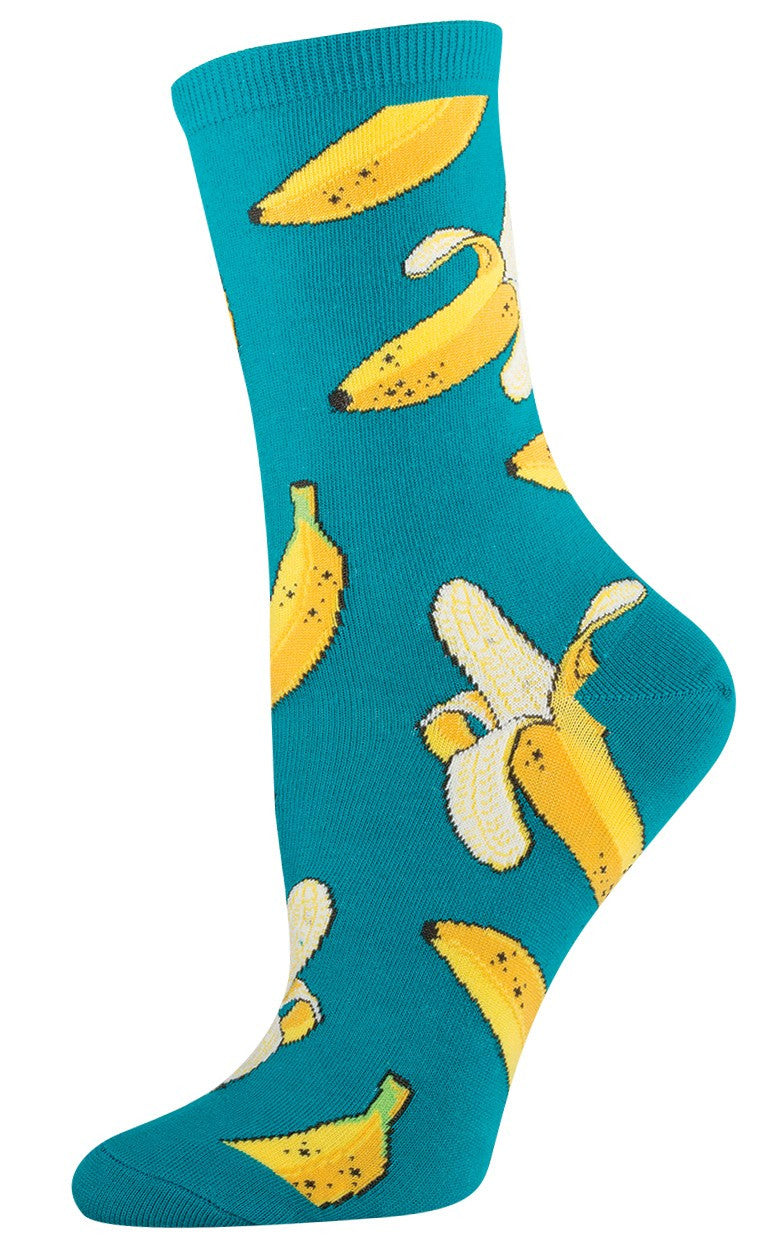 Bananas Womens Sock - HalfMoonMusic
