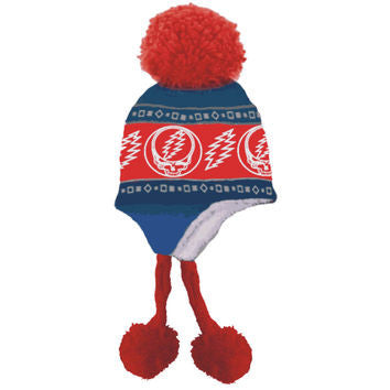 Grateful Dead Faux Fur Beanie Hat - HalfMoonMusic