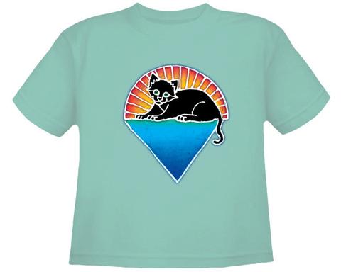 Kitten Under The Stars Youth T Shirt - HalfMoonMusic