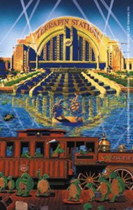 Grateful Dead Terrapin Station Art Sticker - HalfMoonMusic